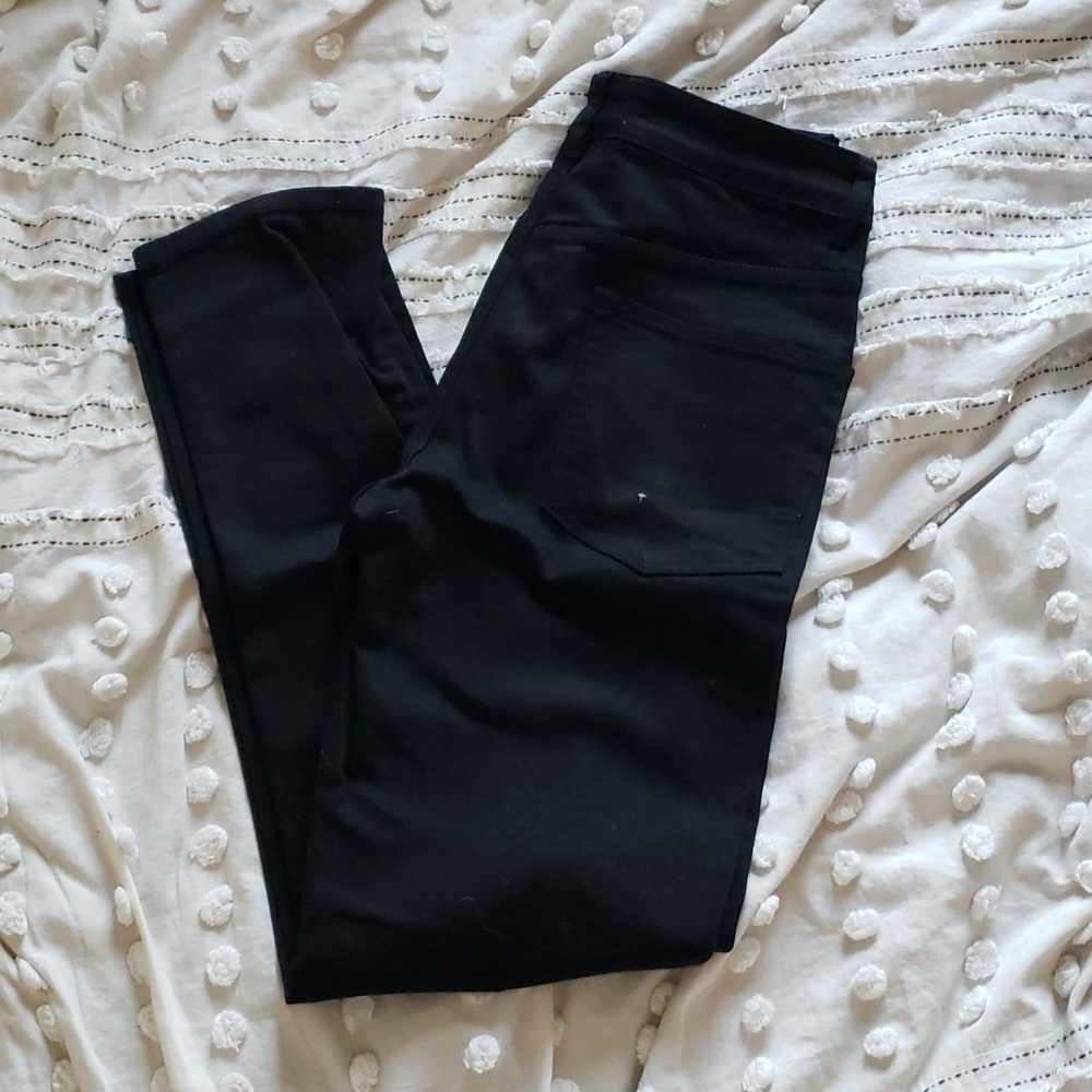 Asos men's black jeans straight 30 x 32